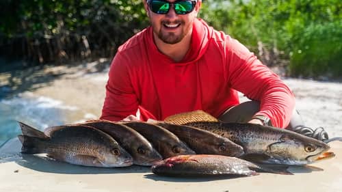 Florida Island Hopping and Limiting Out in a Unique Way [ Catch & Cook]