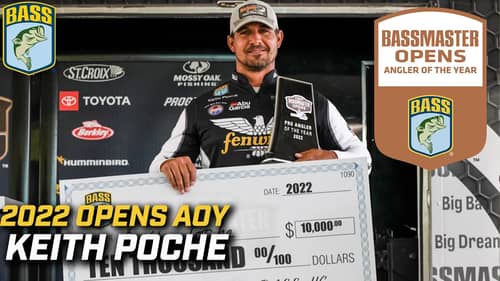 Keith Poche wins 2022 St. Croix Bassmaster OPENS Angler of the Year