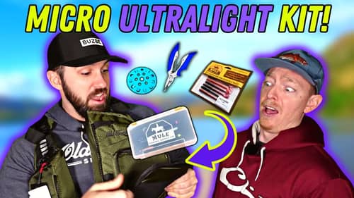 Micro Ultralight Fishing Kit!?  Take Less Gear, Catch More Fish!