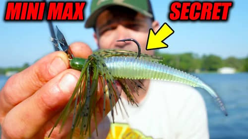 I Nearly WON my 1st Bass Tournament in Years because of 1 Bait: Chatterbait Mini Max