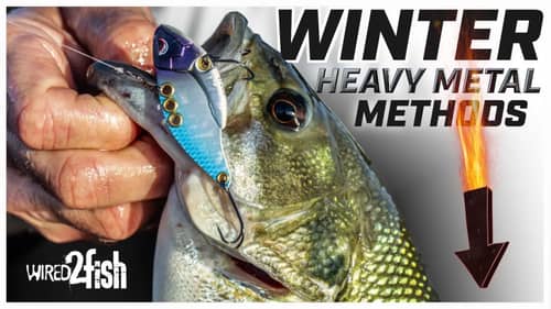 Fishing Metal Baits For Cold Water Bass! (All The Tricks