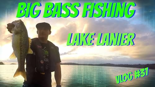 Big Bass Fishing Lake Lanier ~ Vlog #37 (Day in the Life)