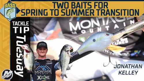 Two baits for the Spring/Summer Transition with Elite Series Rookie Jonathan Kelley
