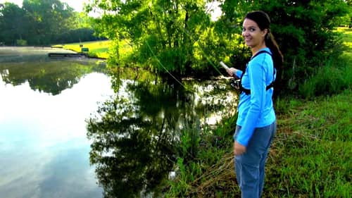 Fly Fishing for Bluegills - Plus Liz Catches a Big Bass