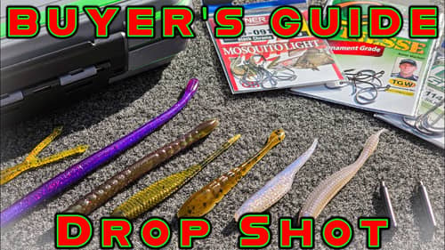 BUYER'S GUIDE: DROPSHOT FISHING (Worms, Hooks, And Rods)