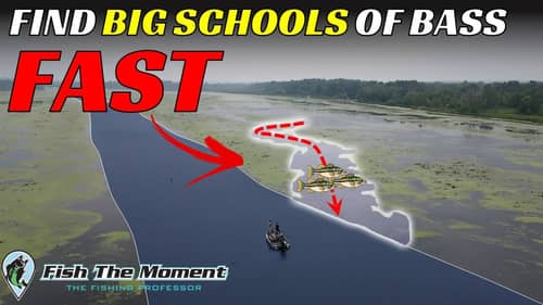 The “Intersection Rule” - Find Schools of Bass in 2 hours or Less