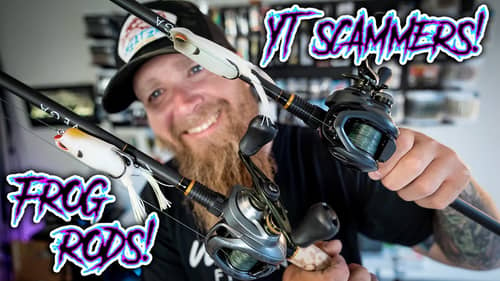 YouTube SCAMMERS & Vega Frog Rod Unboxing