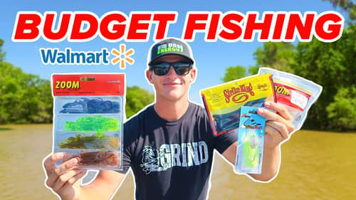 Ultimate WALMART Budget Fishing Challenge (RIVER EDITION)