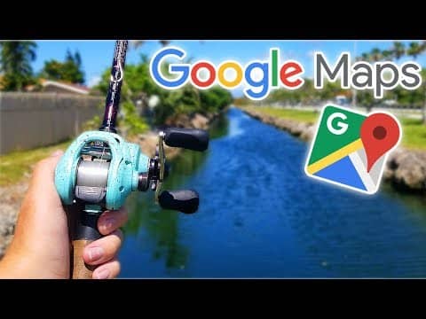 Google Maps Fishing Challenge -- Finding Best Fishing Spots!