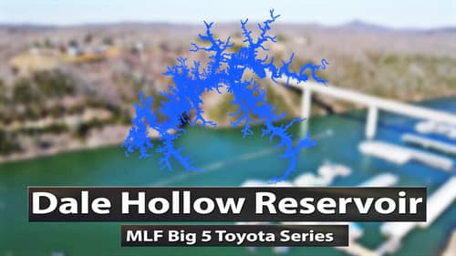 Pre-fishing DALE HOLLOW LAKE for the MLF BIG 5 TOYOTA Bass Tournament!