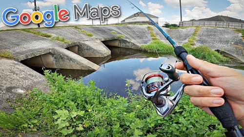 You Should NEVER Drive Past These Hidden Gems! (Google Maps Fishing Challenge)