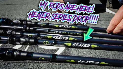 My Signature Fishing Rods Are Here! Launching The HEATER Series From 6th Sense Fishing!!!