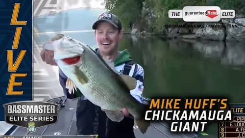 Mike Huff's Giant Chickamauga Bass (Final Day Bassmaster Elite Series)