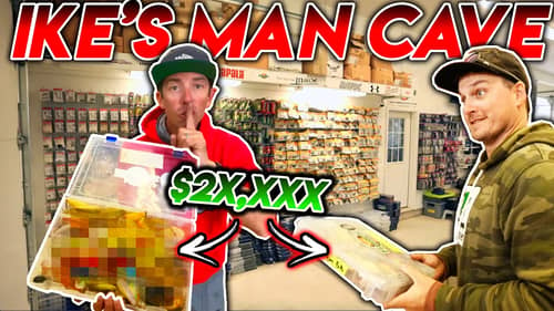 The SECRET Baits Pro Fisherman Don't Want YOU to Know About!! Mike Iaconelli's EPIC Man Cave!