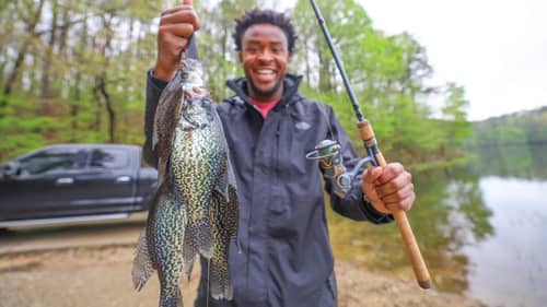 Crappie Fishing For Spawning Fish (Catch & Cook)