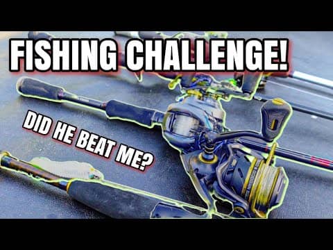 3 Rod Fishing Challenge (I LOST to WHAT?)