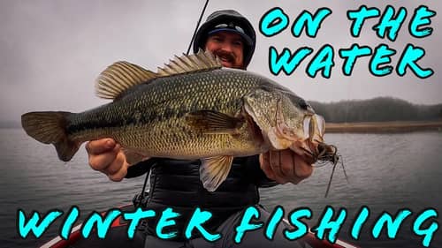 Wide Open Winter Bass Fishing! Its A Slugfest!