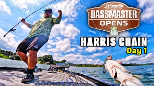 UNBELIEVABLE Day Sends Me to the Top of the Leaderboard!! (Bassmaster Open Harris Chain)