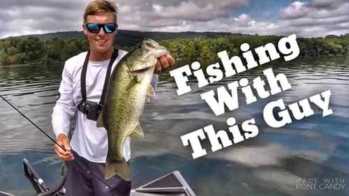 Bass Fishing Guntersville Ledges with an Awesome YouTuber