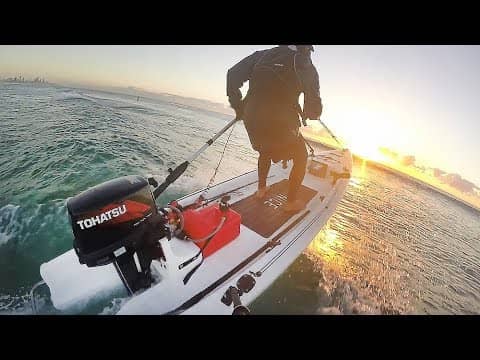 The Micro Boat Flies! New Fishing Skiff Maiden Voyage