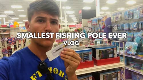 Smallest Fishing Pole Ever (VLOG)