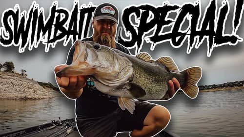"You A YouTuber?" First Ever Fish On The Swimbait Special & Tactical Shad Burrito Was A DRAGON!