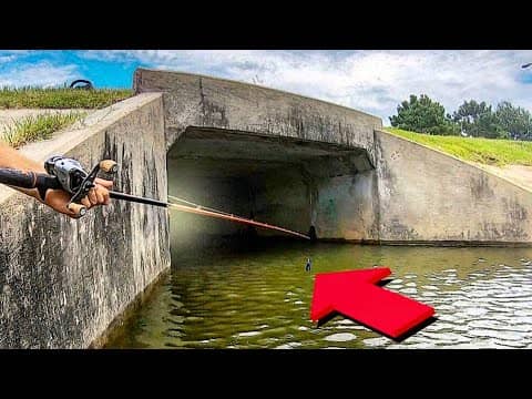 MONSTER FISH are HIDING in this DEEP TUNNEL!!