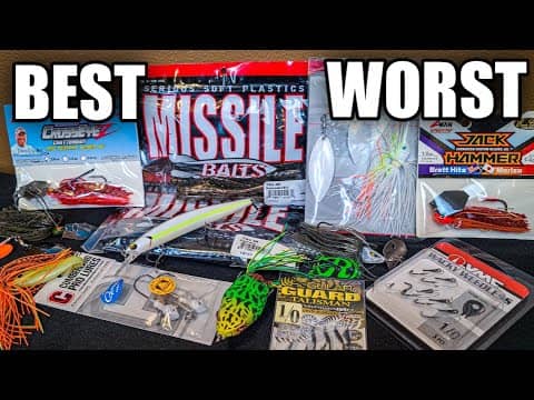 BEST v.s. WORST Bass Fishing Lures of 2021