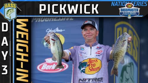 Weigh-in: Day 3 of 2022 B.A.S.S. Nation Championship at Pickwick Lake