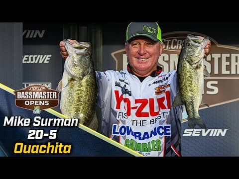 OPEN: Mike Surman leads Day 1 at Lake Ouachita with 20 pounds, 5 ounces