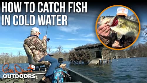 Catch bass in cold, shallow water! | Bill Dance Outdoors