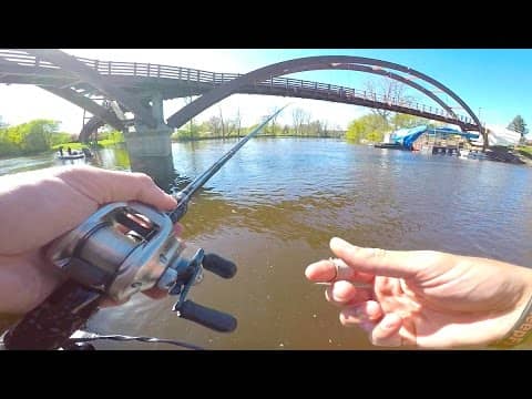 CRAZY Last Minute River Fishing Challenge