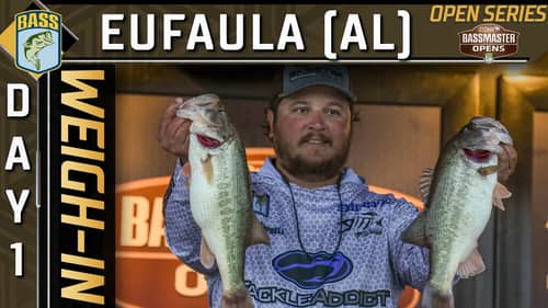 Weigh-in: Day 1 at Lake Eufaula  (2023 Bassmaster OPENS)