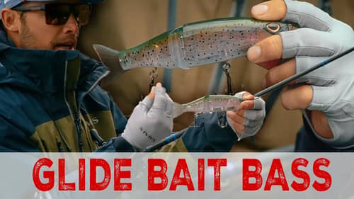 BMP FISHING: Big Bass on Trout Glide Bait (Swimbait Cast to Catch)