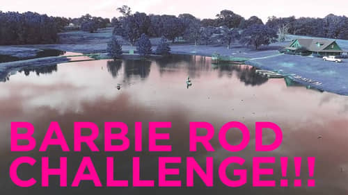 Barbie Rod Bass Fishing Challenge - Ft. LunkersTV