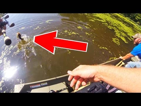 JON BOAT Fishing a Big Lake?!