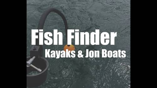 Portable Fish Finder For Kayaks and Jon Boats (Deeper Flexible Arm Mount)