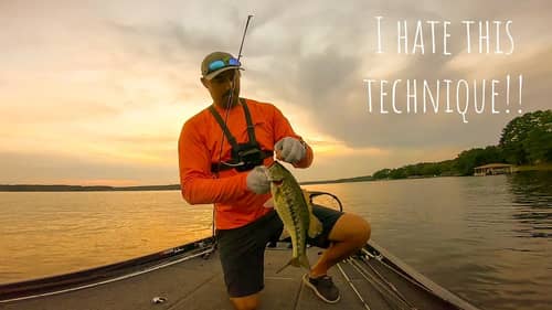 Catching BIG SPOTTED Bass Using My MOST HATED Technique!! // They Were Crushing It!!