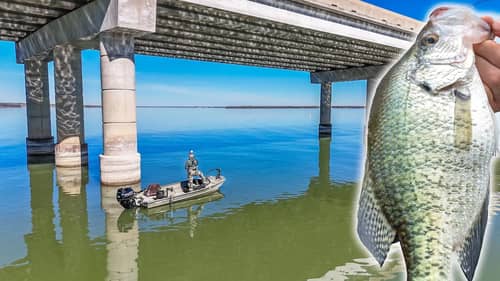 Fishing Under Bridges for Winter Crappie