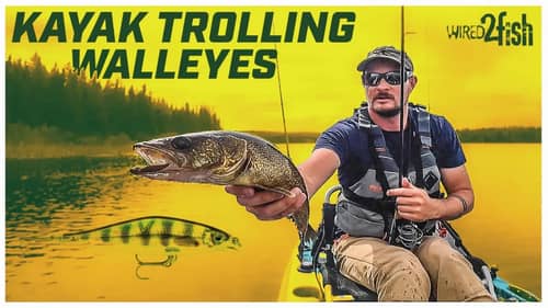 River Kayak Fishing | Walleye Tactics using Jerkbaits