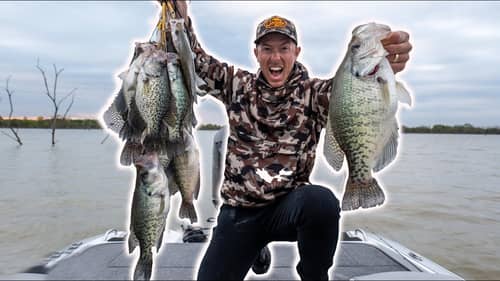 Fishing BIG Timber Crappies with Jigs