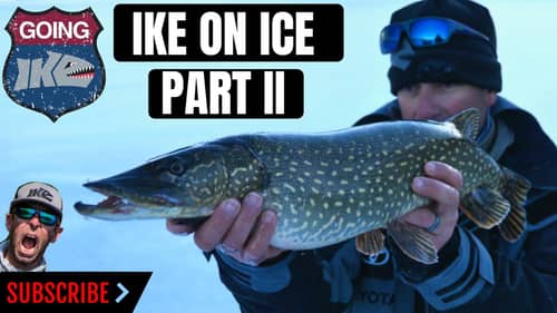 ICE FISHING FOR HUGE PIKE! (IKE ON ICE PT.2)