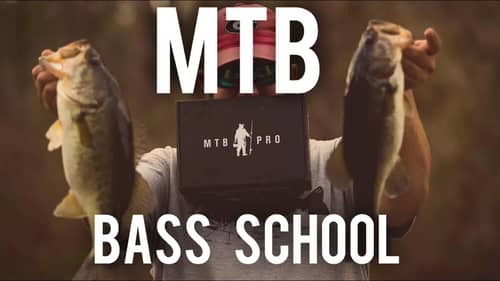 MTB Slam Bass School - Winter Bass Fishing can be tough