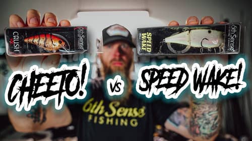 REACTION BAIT SHOWDOWN!  6th Sense Speed Wake vs. The "Cheeto"! Two Of The Most FUN Baits To Throw!