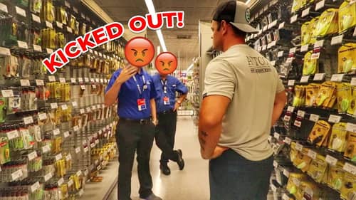 KICKED OUT of Academy Shopping for Fishing Lures!