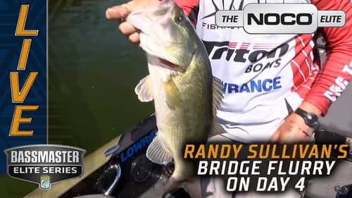 Randy Sullivan's cranking flurry (fishing bridges and rock)