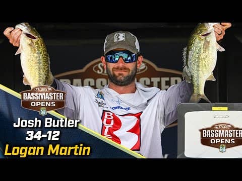 OPEN: Josh Butler leads Day 2 at Logan Martin Lake with 34 pounds, 12 ounces