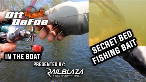 All the secrets of bed fishing! Underwater strikes and how to go about bed fishing for bass!