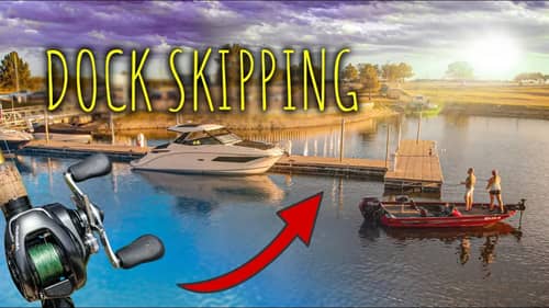 How To Catch Fish Others Can't!! - DOCK SKIPPING