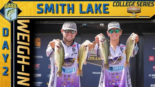 2021 Bassmaster College Series at Smith Lake, AL - Day 2 Weigh-In